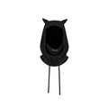 UNDERWATER Logo Embroidered Devil Horn Balaclava Hat