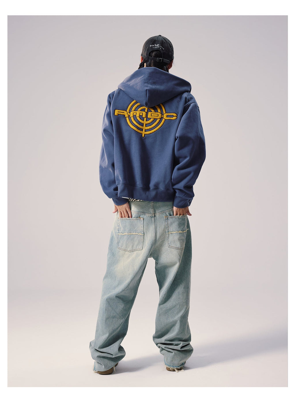 Remedy Terry Embroidery Zip Up Hoodie