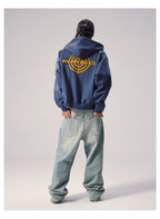 Remedy Terry Embroidery Zip Up Hoodie