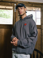 Remedy Metal Wax Seal Chain Embroidered Hoodie
