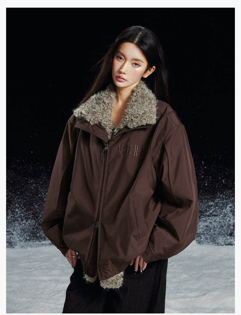 MEDM Removable Fur Lining Jacket