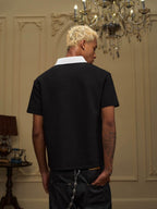 YADcrew Lion Crest Embroidered Polo Shirt