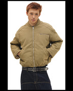 NOVACAM Canvas Puffer Short Work Jacket