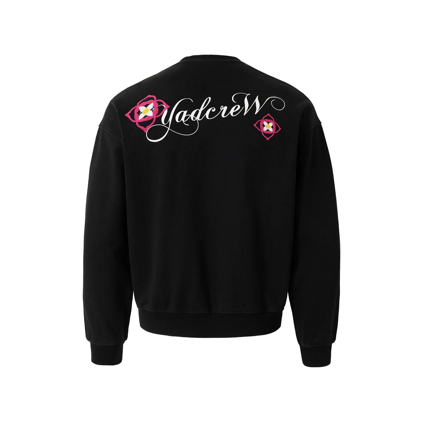 YADcrew Ethnic Puzzle Pattern Sweatshirt