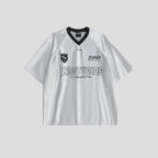 INSstudios Lace Letters Logo Soccer Jersey