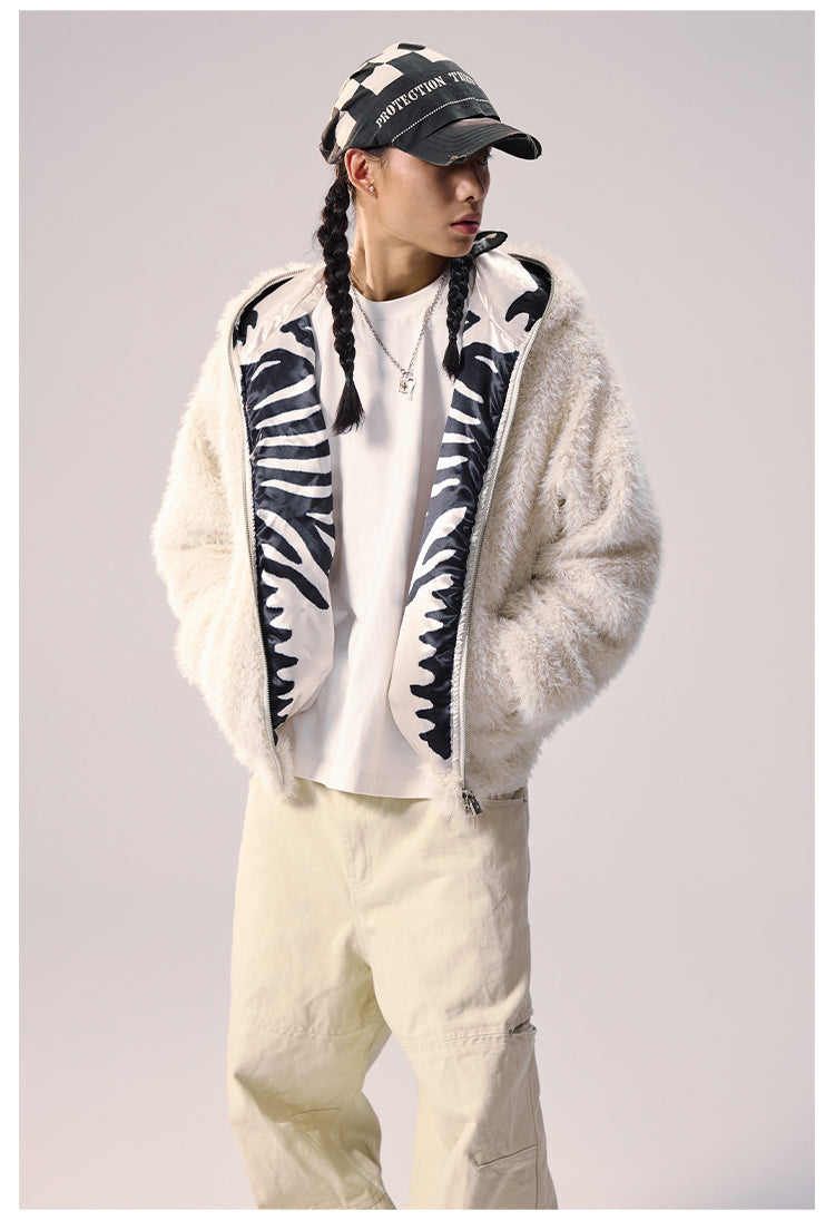 Remedy Faux Fur Mohawk Hooded Jacket
