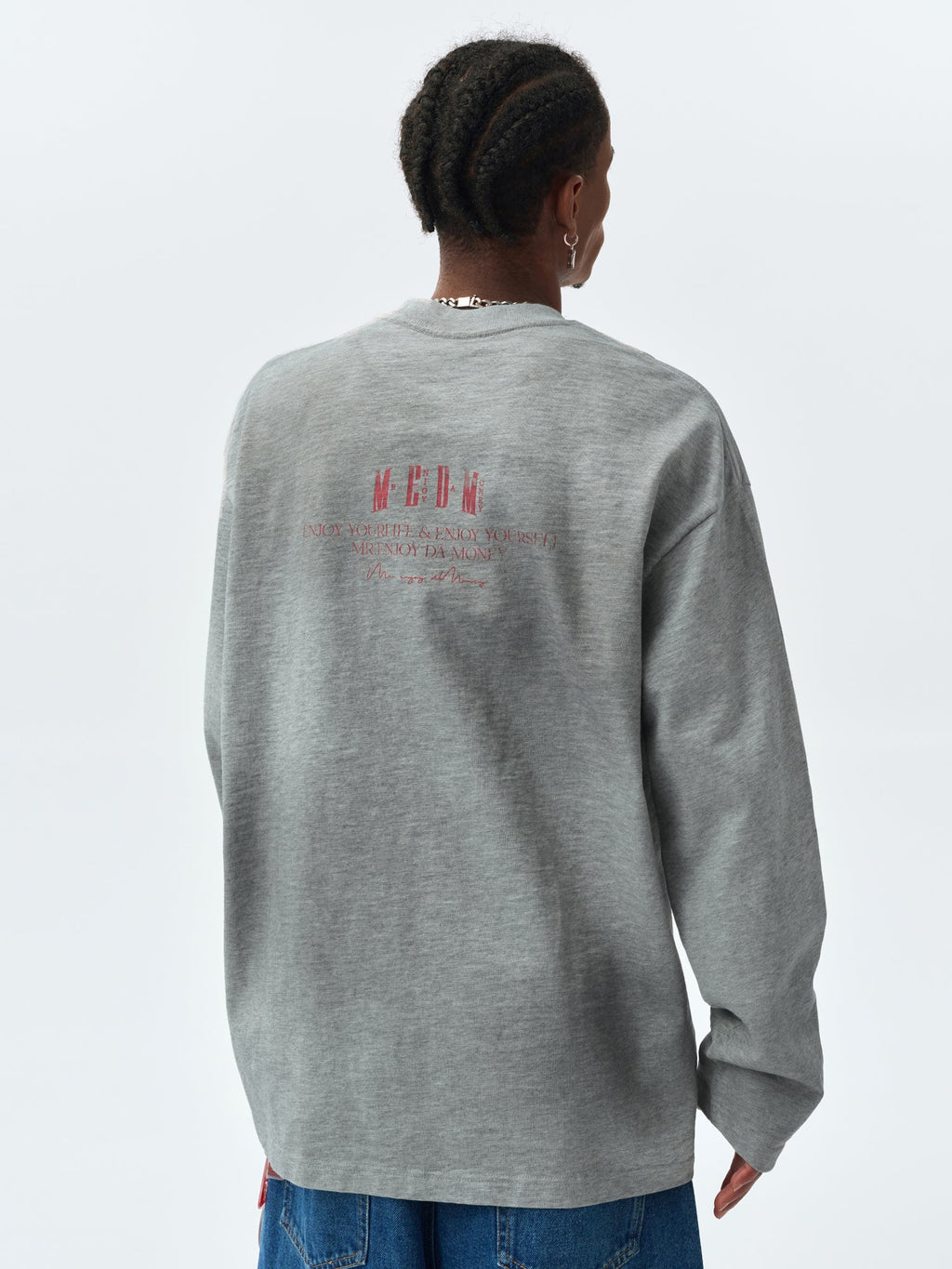 MEDM Clown Oil Painting Long Sleeve Tee