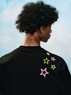 YADcrew Stud Puzzle Star Foam Print Tee