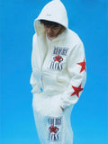 EVETS No Rules Star Graphic Zip Up Hoodie