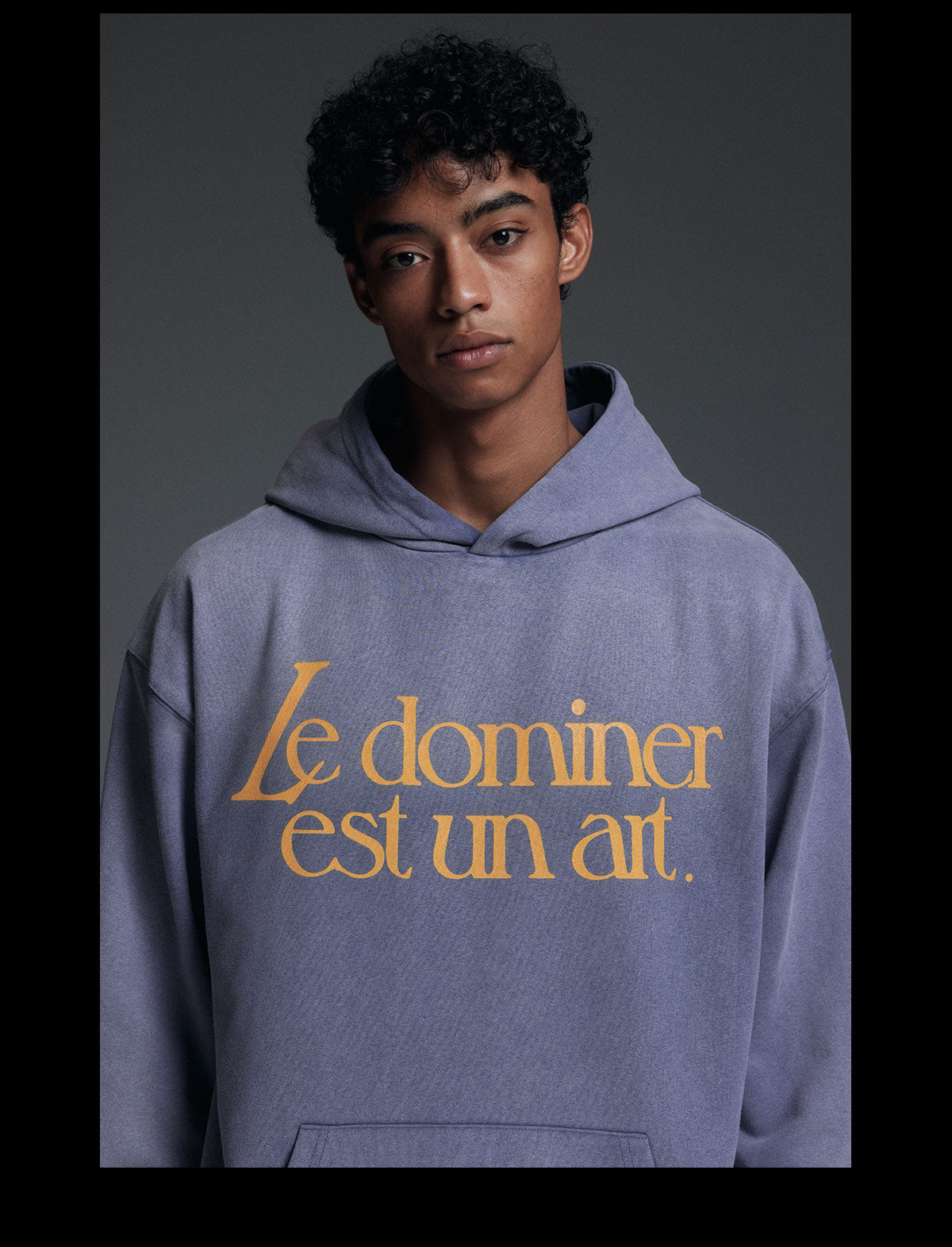NOVACAM Washed Distressed Vintage Letters Logo Hoodie