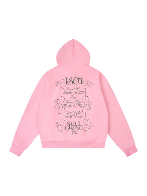 1807 Hood Embroidered Zip Up Hoodie