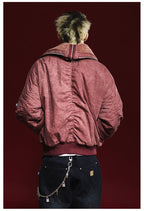 Remedy Multi Zipper Reversible MA-1 Bomber Jacket