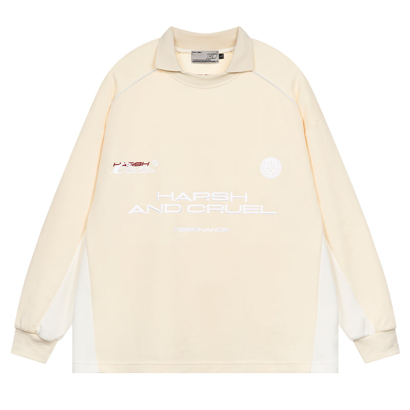Harsh and Cruel Football Logo Jersey Sweater