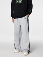 Achock Side Striped Baggy Sweatpants