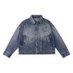 Labt Lightning Grain Washed Denim Jacket