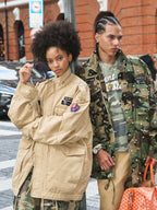 STEEPC Khaki Patch Embroidery M-65 Field Jacket