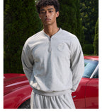 S45 Half Zip Logo Embroidered Sweatshirt