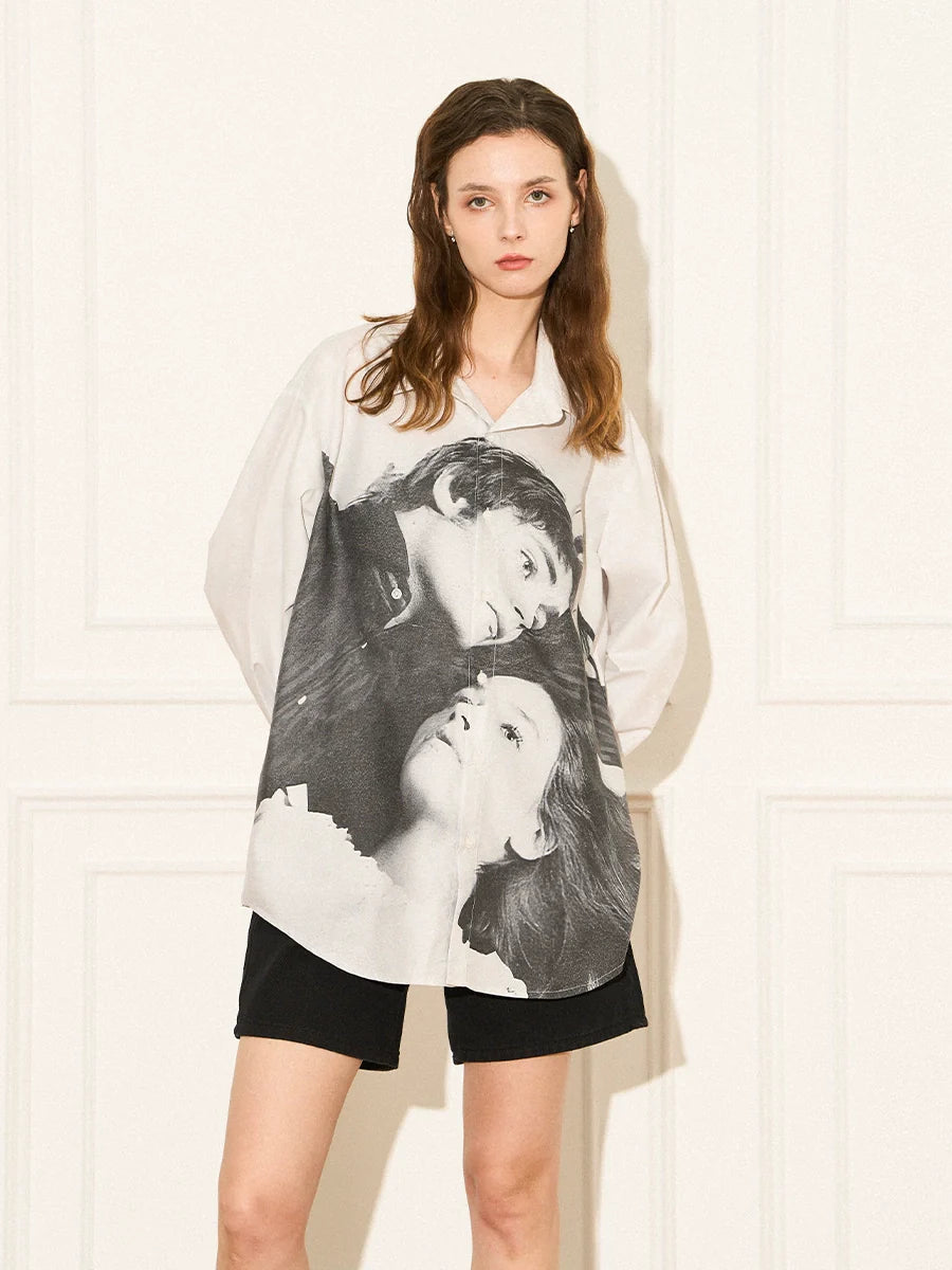 EMPTY REFERENCE Movie Portrait Long Sleeve Shirt