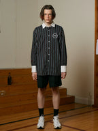 SOD Co. Striped Contrast Color Long Sleeve Shirt