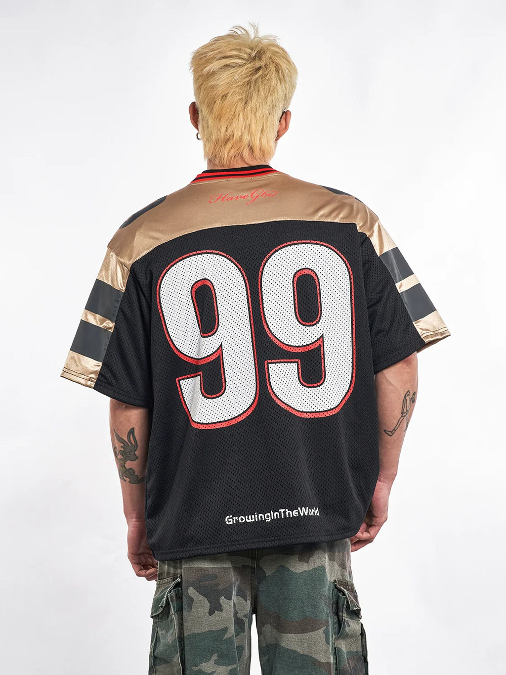 F3F Select Black and Gold 99 Mesh Hockey Jersey