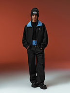 YADcrew Double-Waist Twisted Plaid Pants