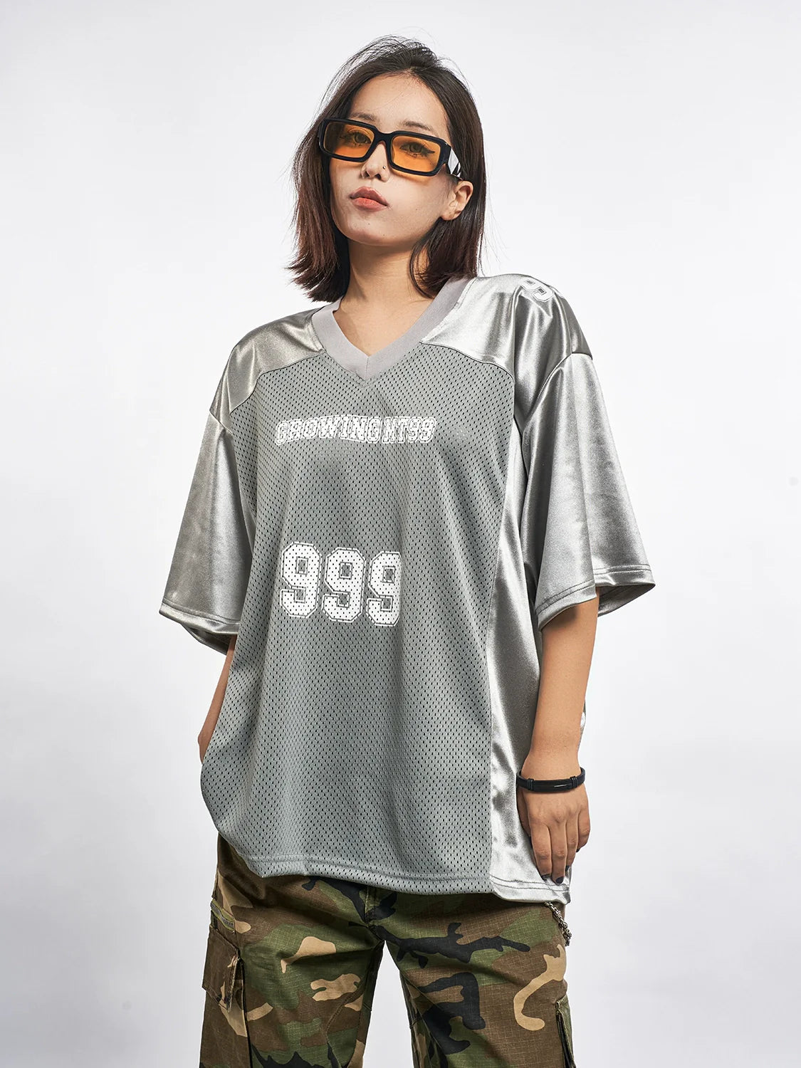 F3F Select 999 Number Print Mesh Hockey Jersey