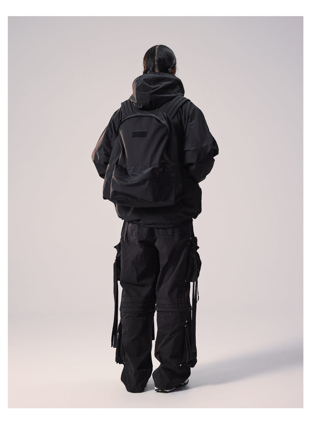 Remedy Backpack Design Hooded Windbreaker Jacket