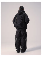 Remedy Backpack Design Hooded Windbreaker Jacket