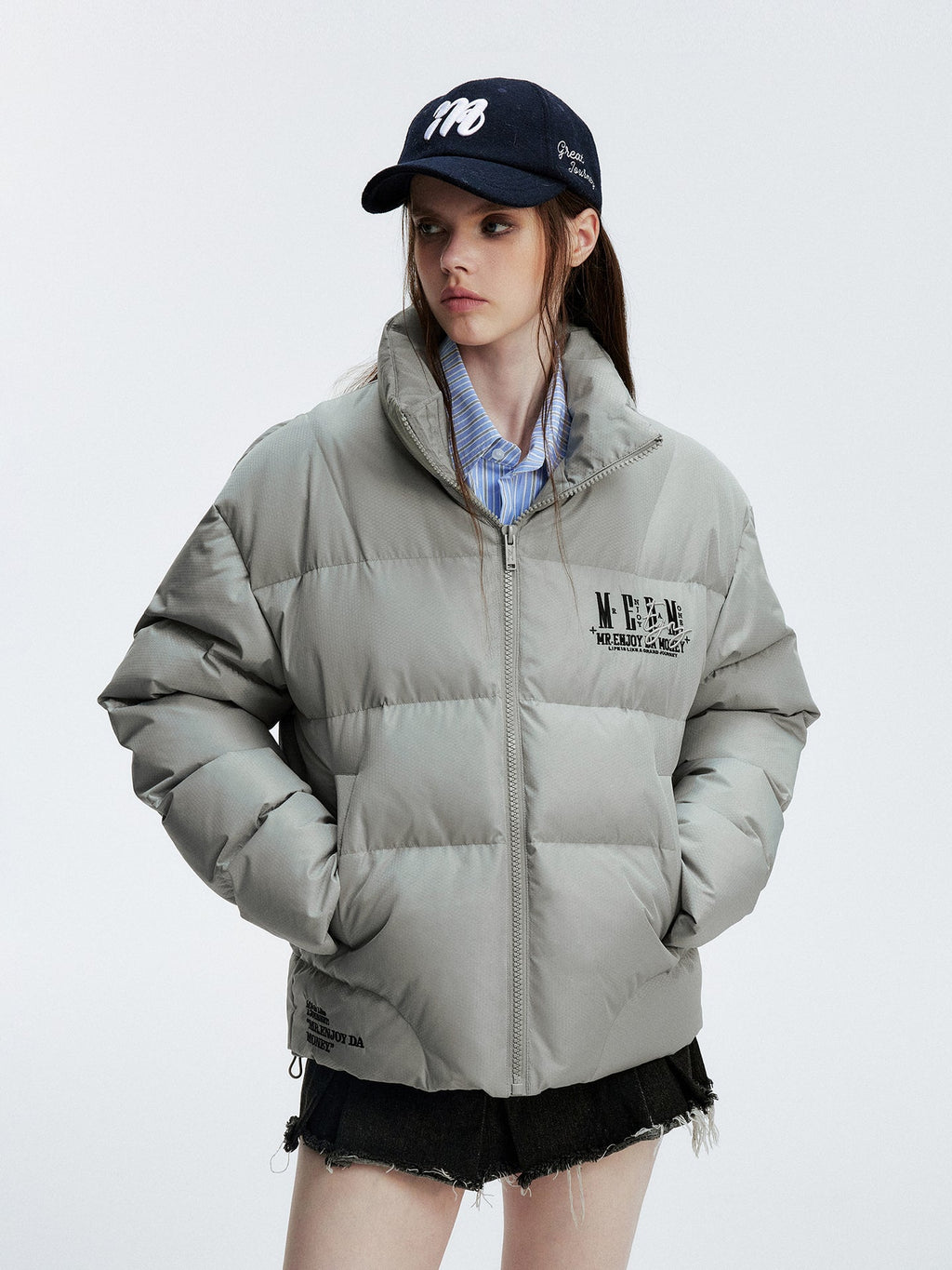 MEDM Honeycomb Pattern Down Jacket