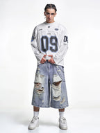F3F Select 09 Numbered Mesh Long Sleeve Hockey Jersey