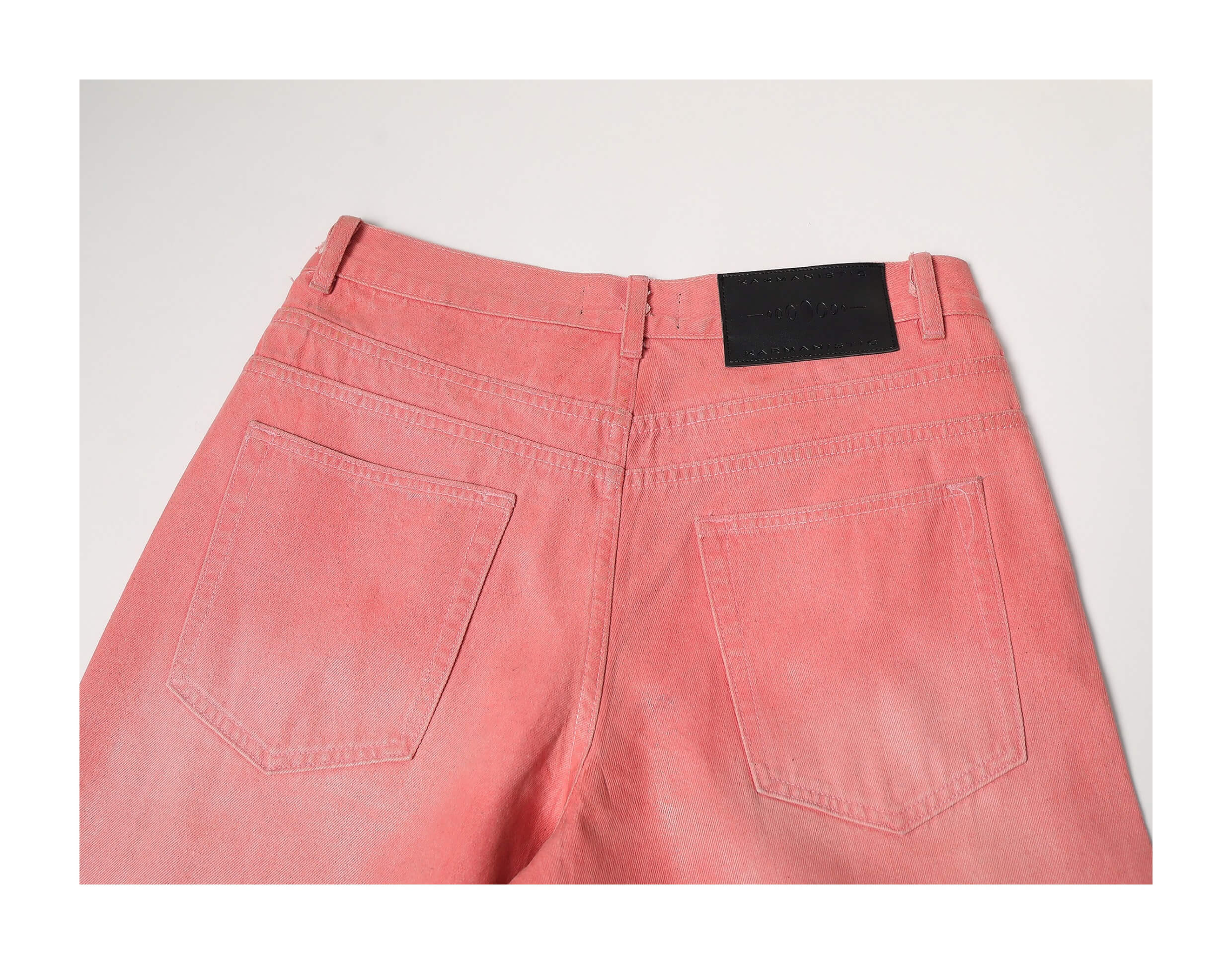 KARMANISTIC Vintage Washed Baggy Jeans