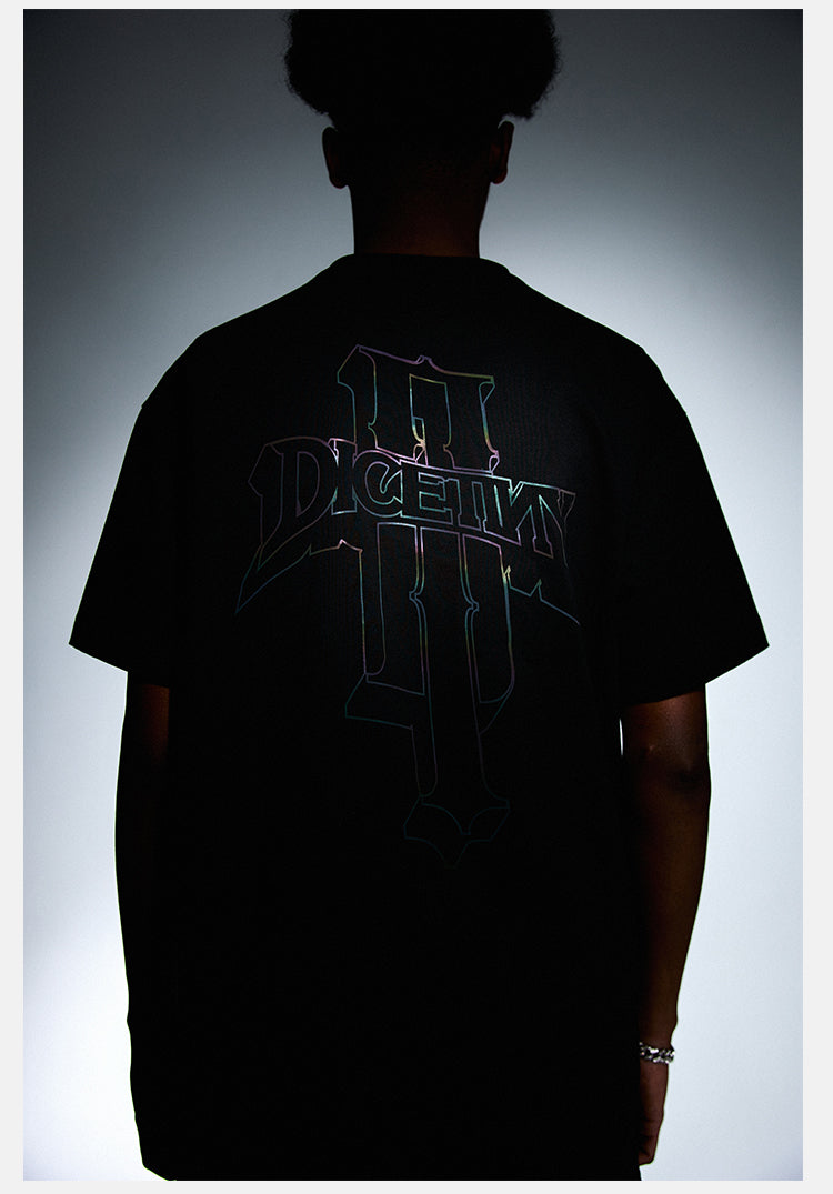 DICETINY Reflective Logo Tee