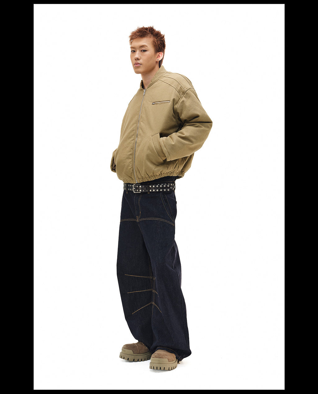 NOVACAM Canvas Puffer Short Work Jacket