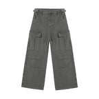 JHYQ Distressed Bamboo Cotton Cargo Work Pants