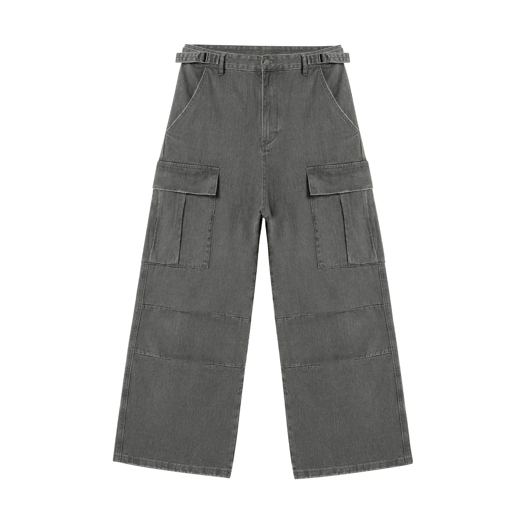 JHYQ Distressed Bamboo Cotton Cargo Work Pants