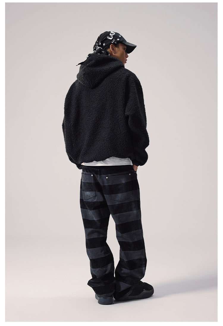 Remedy Sherpa Fleece Half Zip Hoodie