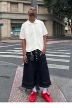 STEEPC Jacquard Short Sleeve Knit Shirt