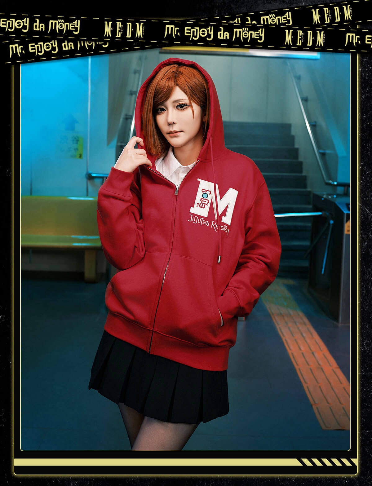 MEDM × Jujutsu Kaisen Prison Realm Zip Up Hoodie