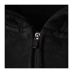 KARMANISTIC Rhinestone Logo Dirty Dye Zip Up Hoodie