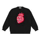 EMPTY REFERENCE I Love Strawberry Jacquard Knit Sweater