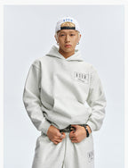 MEDM Embroidered Lettered Logo Hoodie & Sweatpants
