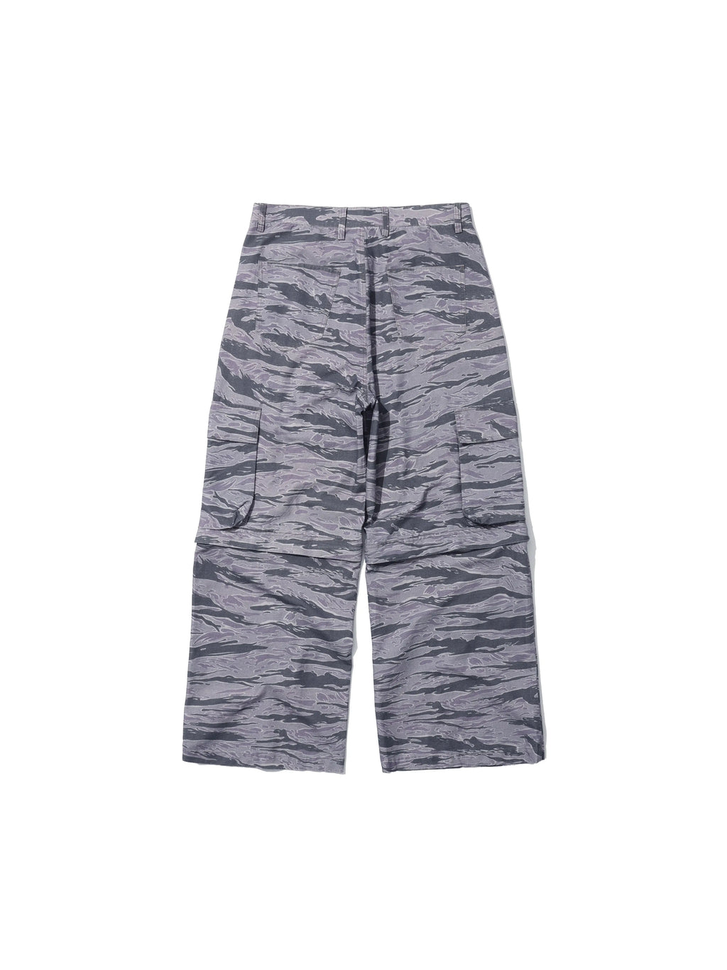 LIBERAFIT Tiger Camo 3D Patch Pocket Zip Off Cargo Pants