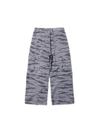 LIBERAFIT Tiger Camo 3D Patch Pocket Zip Off Cargo Pants