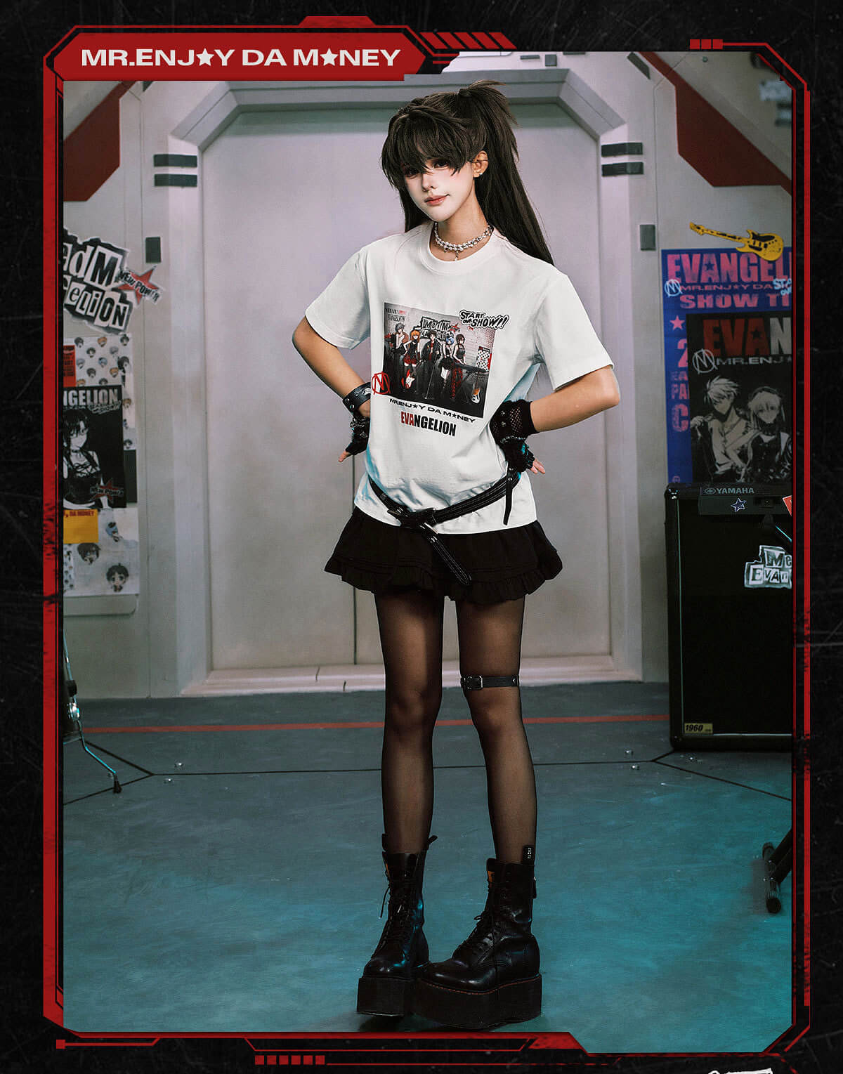 MEDM x EVA NEVER END Key Art Print Tee