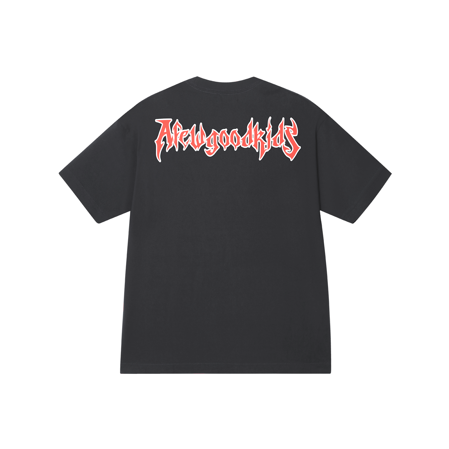 AFGK Metal Music Embroidered Label Printed Tee