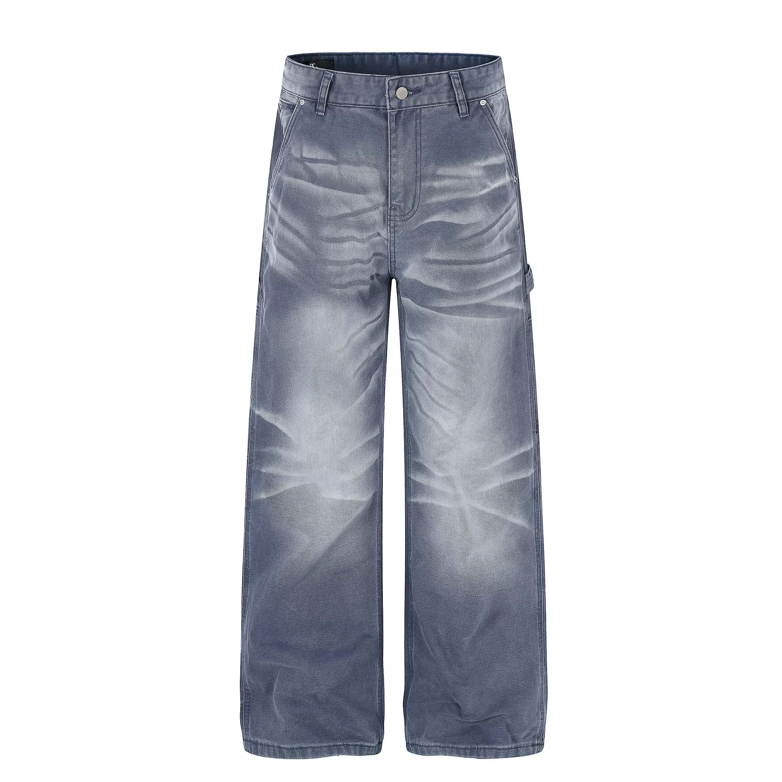 F3F Select Stone Washed Baggy Painter Jeans