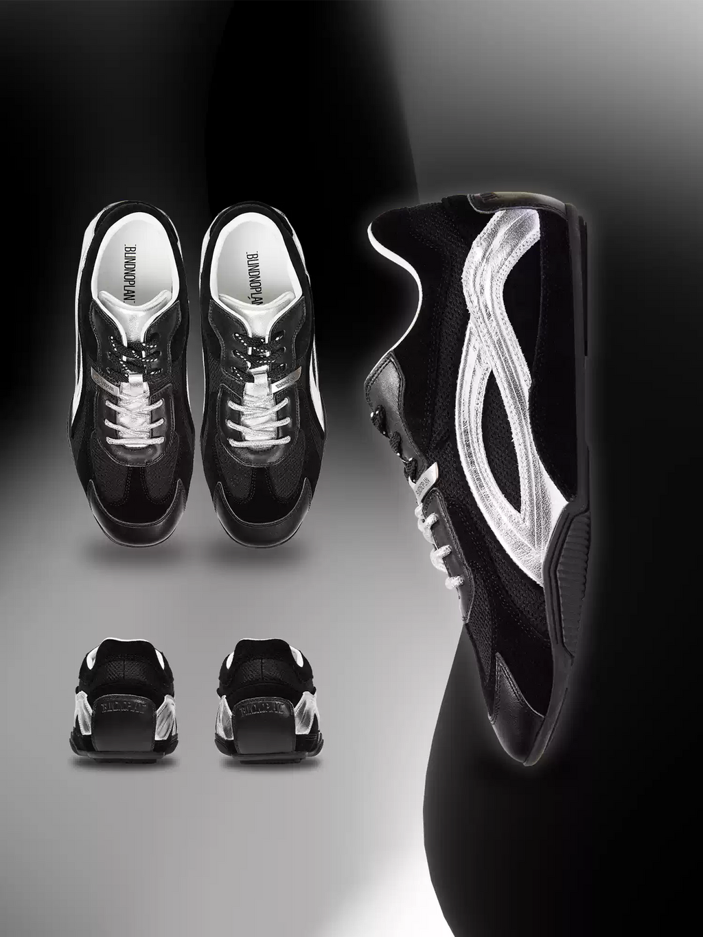BLIND NO PLAN Racing Inspired Sneakers
