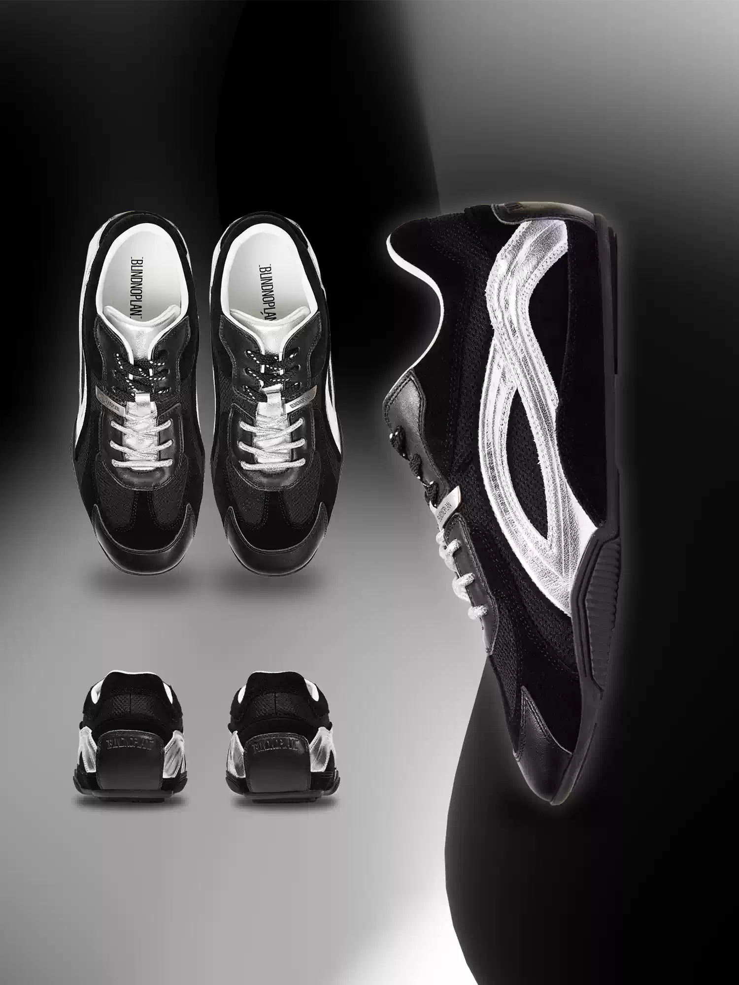 BLIND NO PLAN Racing Inspired Sneakers