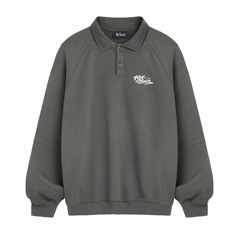 VOTE Handwritten Vote Clubs Polo Sweatshirt