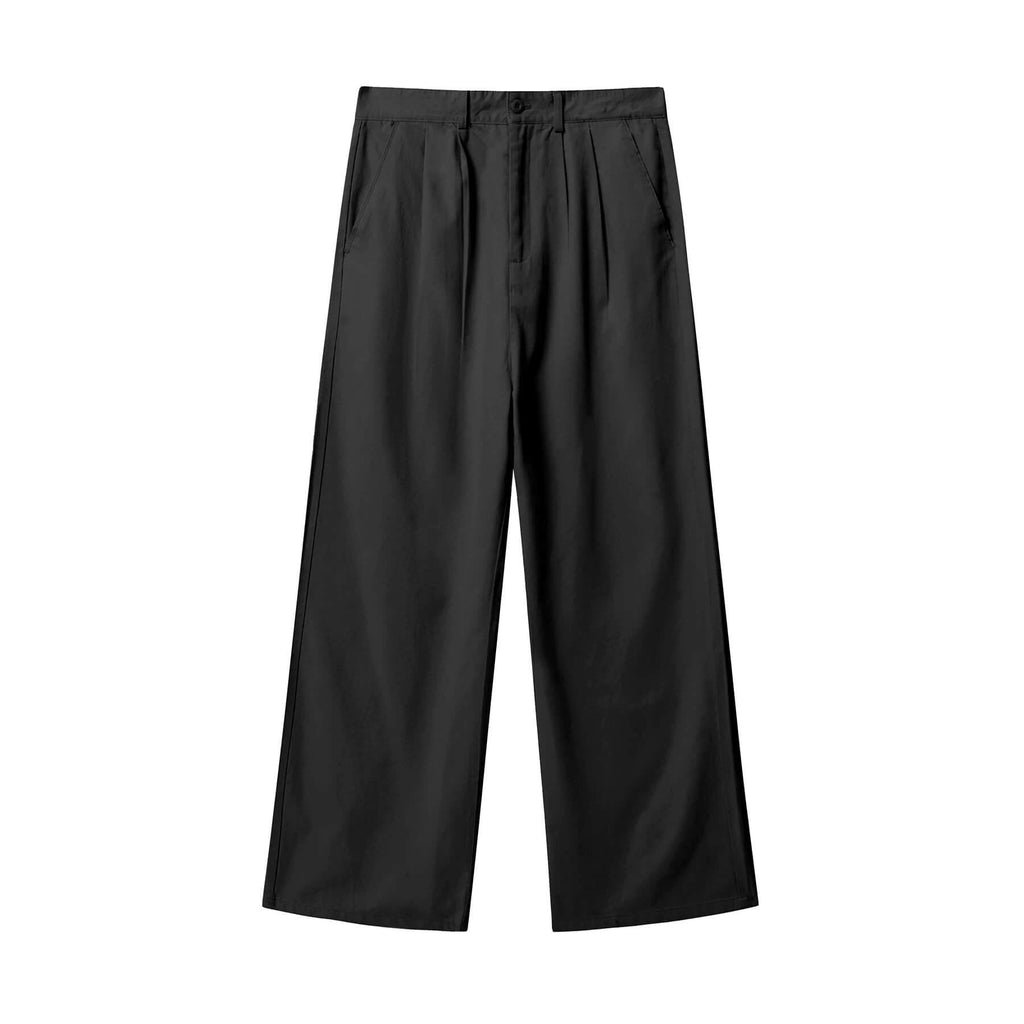 JHYQ Lyocell Double Pleated Suit Pants
